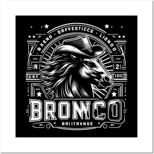 Retro Bronco Posters and Art